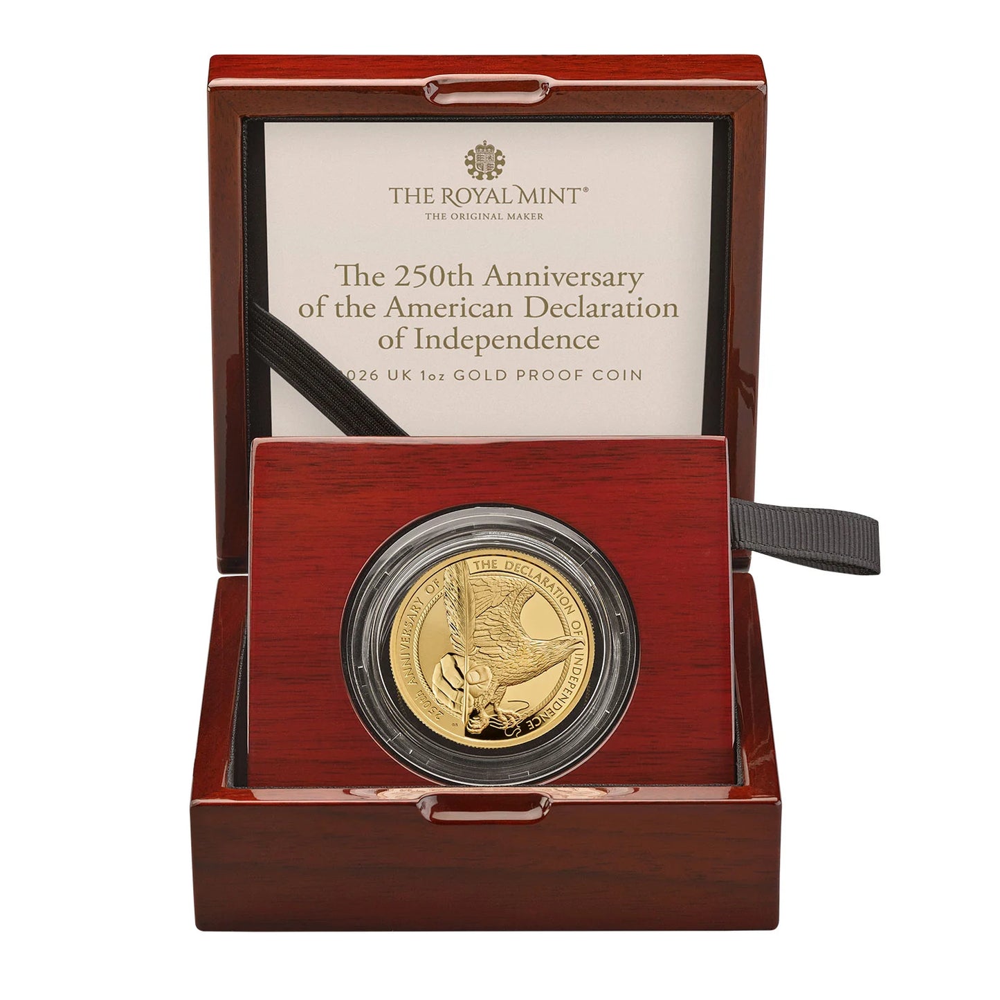 The 250th Anniversary of the American Declaration of Independence 2026 UK 1oz Gold Proof Coin
Limited Edition 250