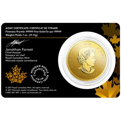 1 oz Gold Coin - Call of the Wild - Golden Eagle - 2018