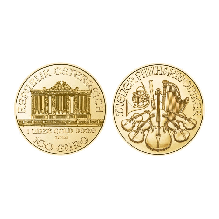 1 oz Gold Coin - Vienna Philharmonic - 2024
