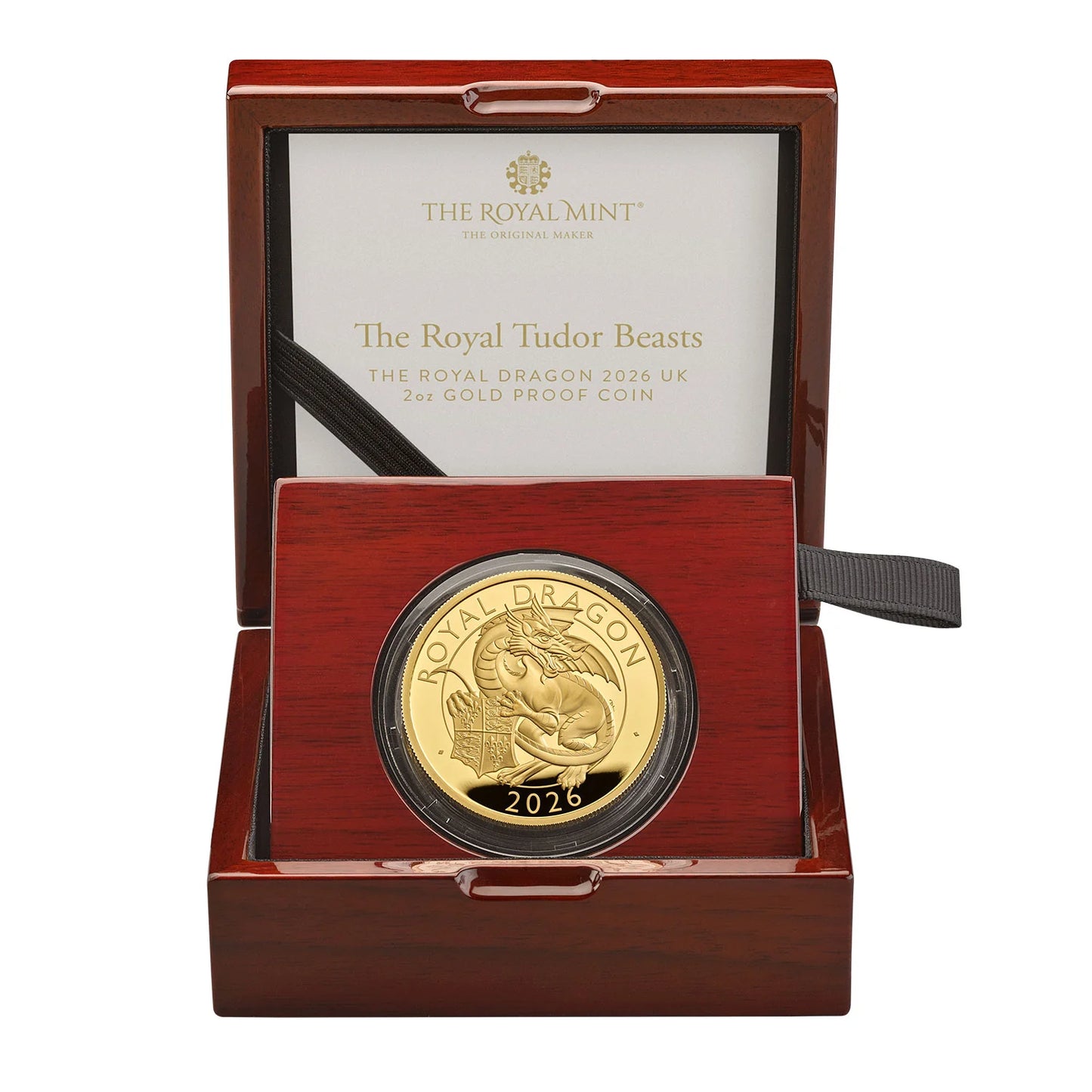 The Royal Tudor Beasts The Royal Dragon 2026 UK 2oz Gold Proof Coin
Limited Edition 50