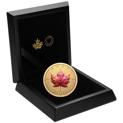 1 oz Gold Coin - Maple Leaf - Vivid Toning - Ultra High Relief - 2026