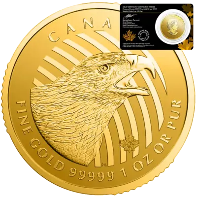 1 oz Gold Coin - Call of the Wild - Golden Eagle - 2018