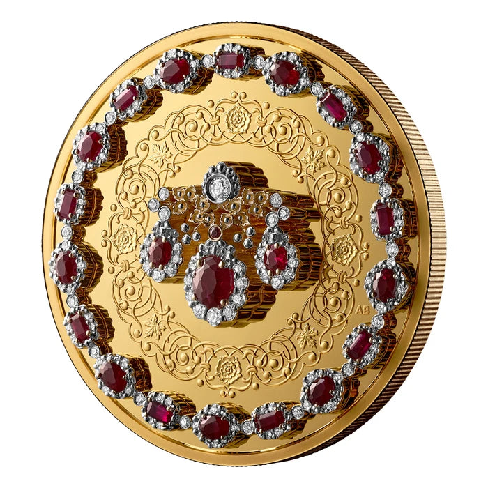 2026 60.08g Canada Crown Jewels: A Tribute to the 100th Anniversary of the Birth of Queen Elizabeth II .9999 Gold Proof Coin