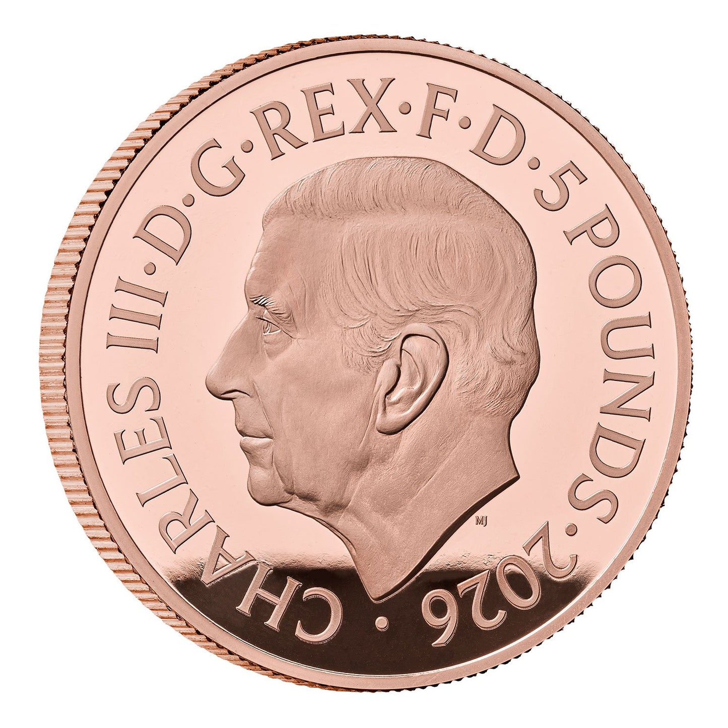 Portraits of a Queen - Elizabeth II The First Effigy 2026 UK £5 Gold Proof Coin