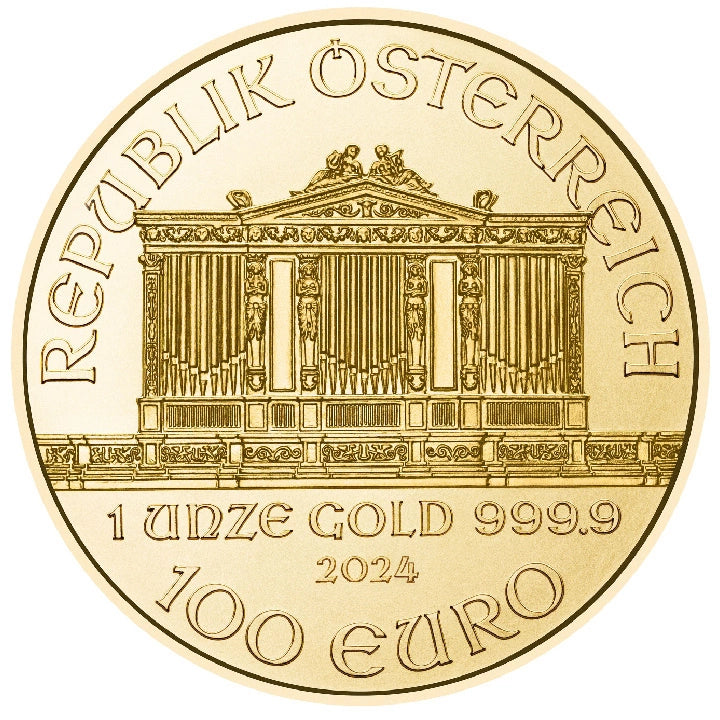 1 oz Gold Coin - Vienna Philharmonic - 2024