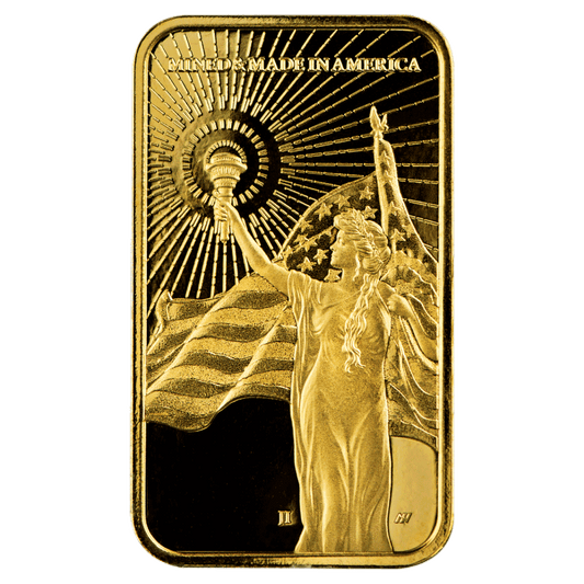 COLUMBIA GODDESS
1 OZ GOLD BAR