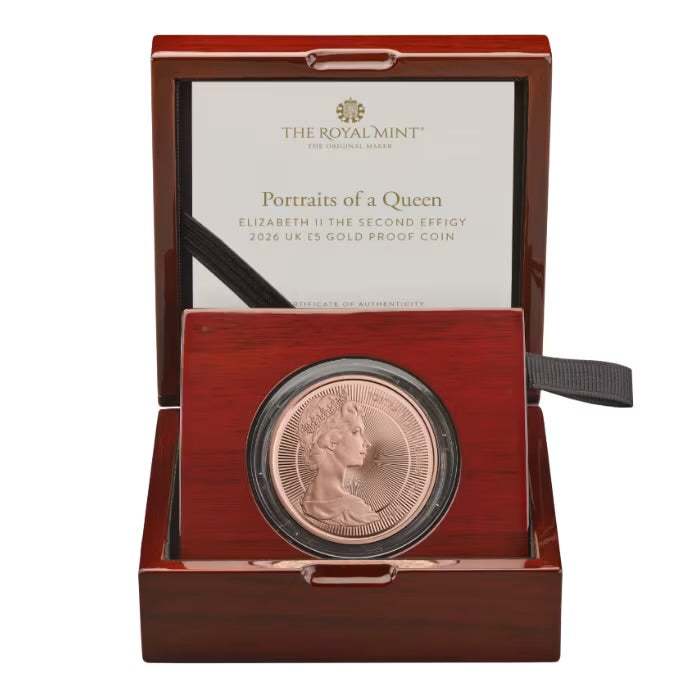 2026 39.94g Great Britain Portraits of Queen Elizabeth II - The Second Effigy .9167 Gold Proof Coin