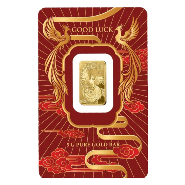 Pamp Gold Bar: Good Luck Phoenix
5g Gold 2026