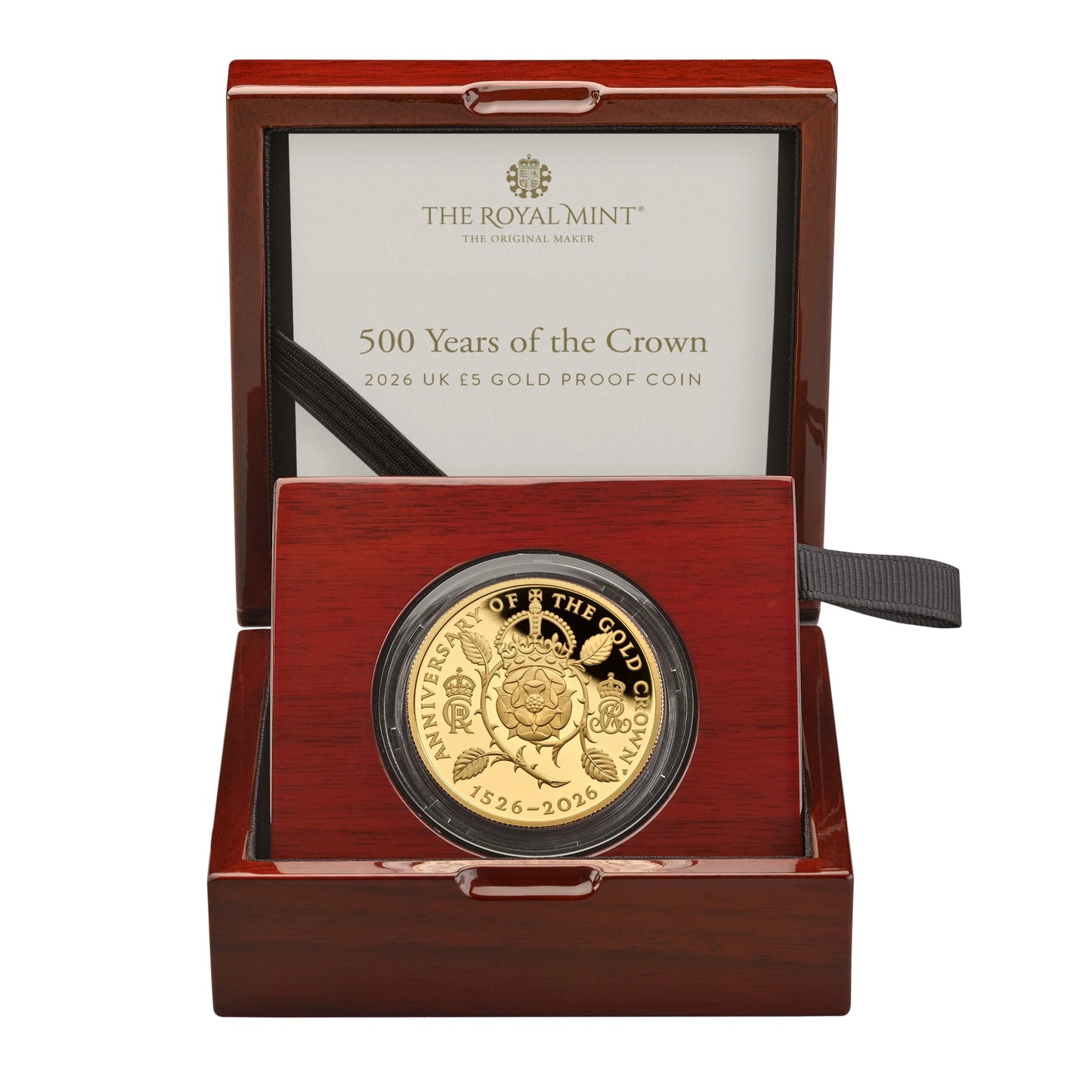 500 Years of the Crown 2026 UK £5 Gold Proof Coin
Limited Edition 150