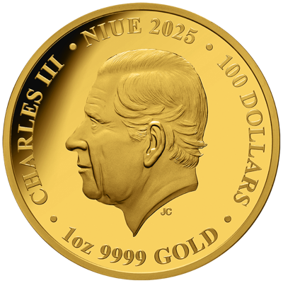 1 oz Gold Coin - RMS Titanic - Platinum Plating - 2025