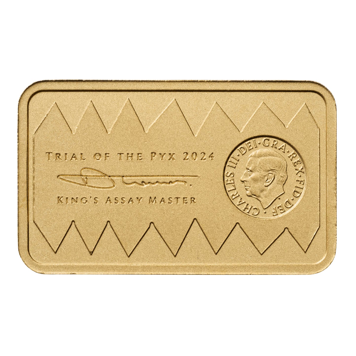 2024 Trial of the Pyx 1oz Gold Bar Limited Edition 50