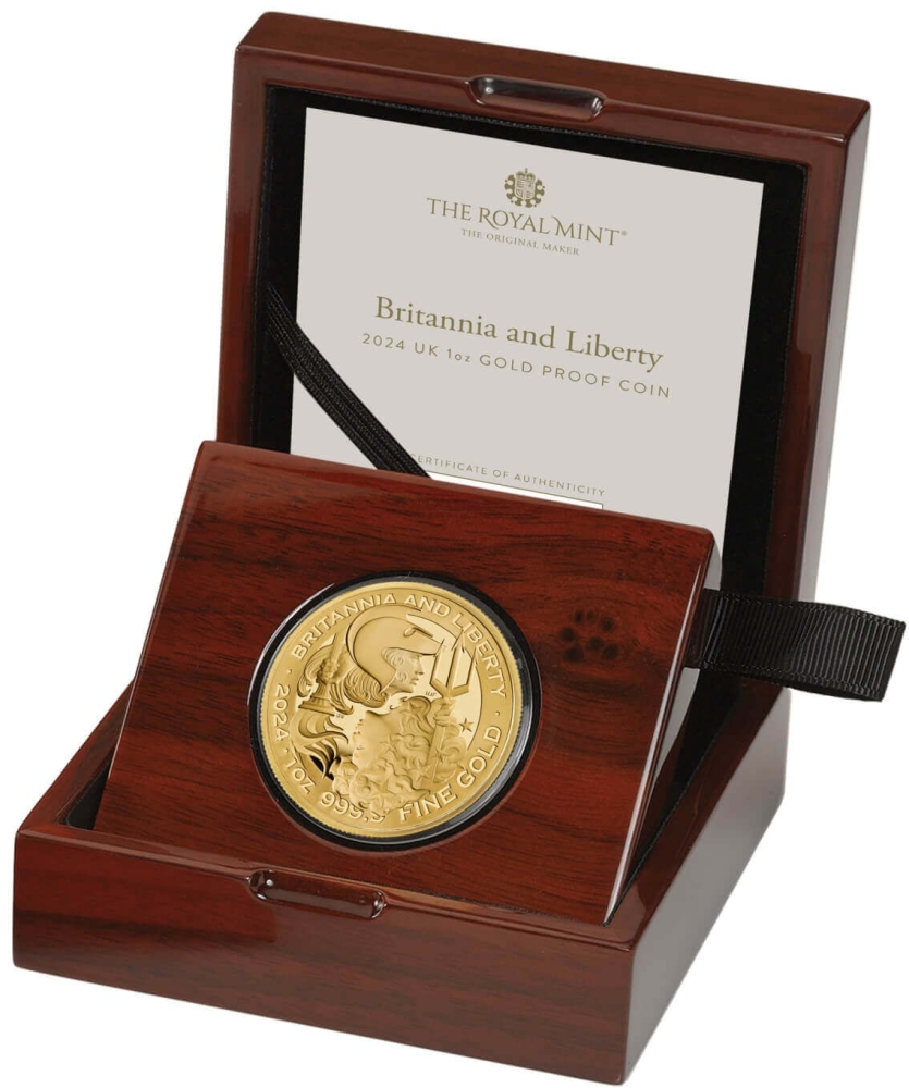 100 £ BRITANNIA AND LIBERTY 2024, PROOF