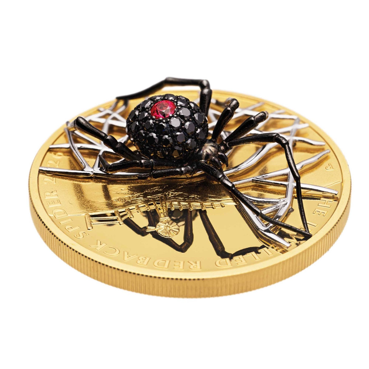 The Jewelled Redback Spider 2026 2oz Gold Proof Coin