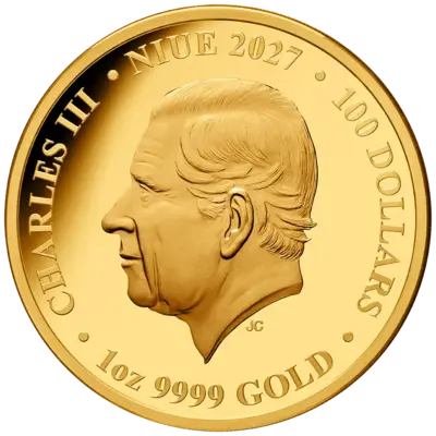 1 oz Gold Coin - Lunar - Year of the Goat - 2027