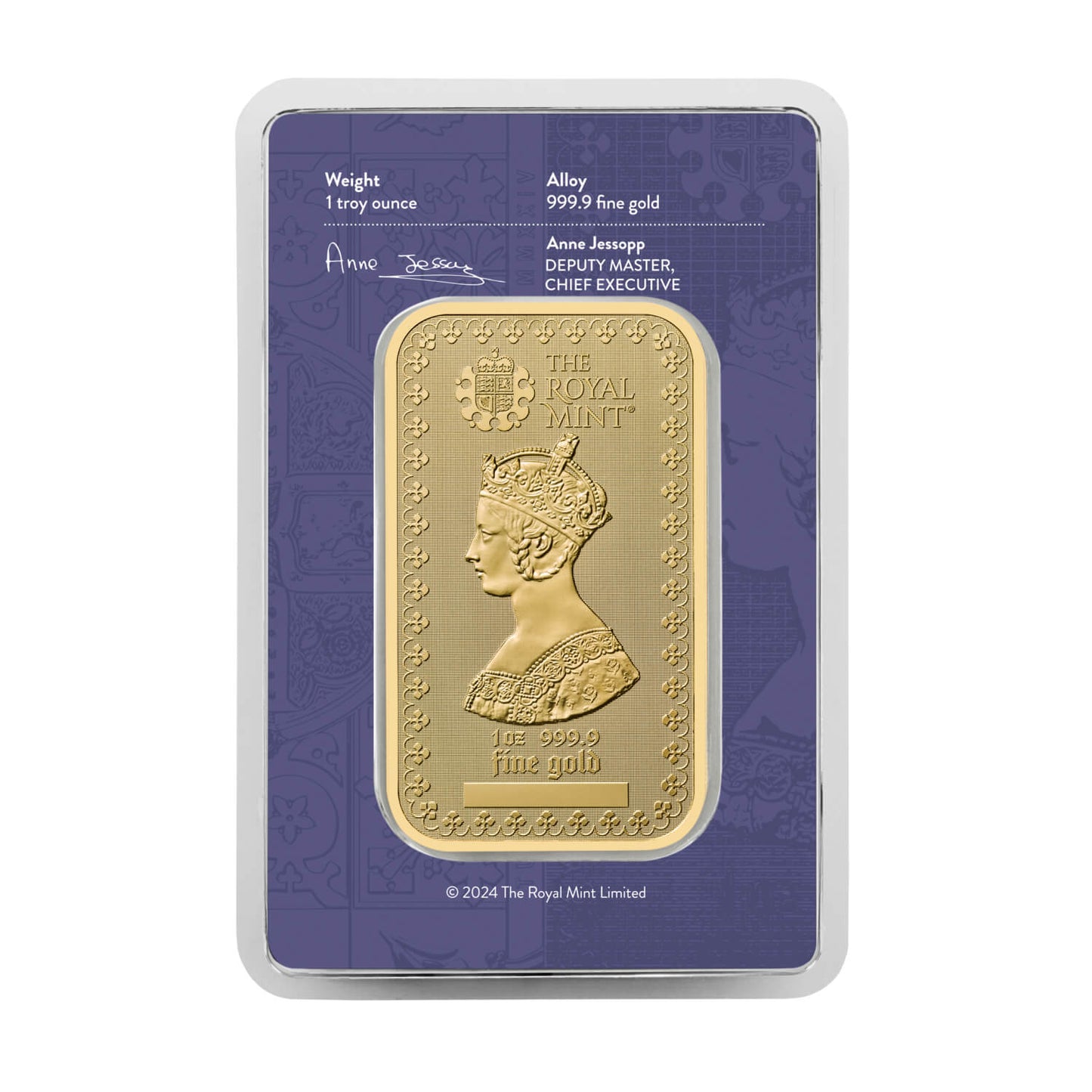 The Gothic Crown 1oz Gold Bullion Minted Bar
Bullion | Limited to 500 bars worldwide