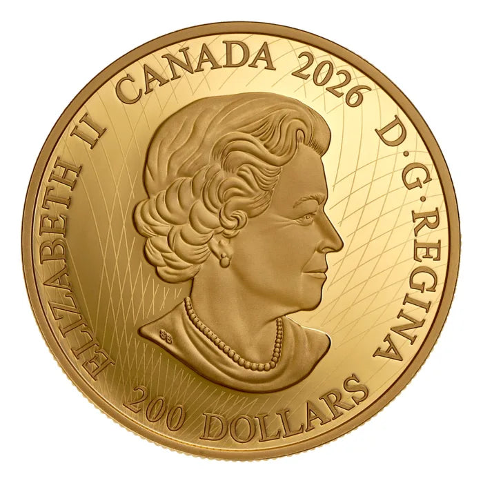 2026 60.08g Canada Crown Jewels: A Tribute to the 100th Anniversary of the Birth of Queen Elizabeth II .9999 Gold Proof Coin