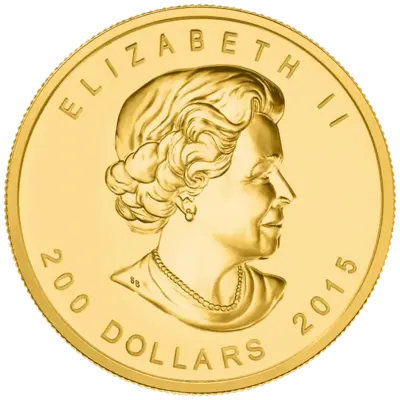 1 oz Gold Coin - Call of the Wild - Growling Cougar - Bullion - 2015