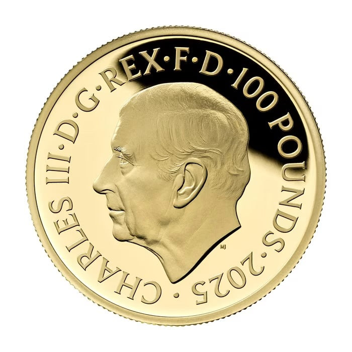 2025 Great Britain Britannia .9999 Gold Proof 6 Coin Set ( 1/40, 1/20, 1/10, 1/4, 1/2, 1 oz)