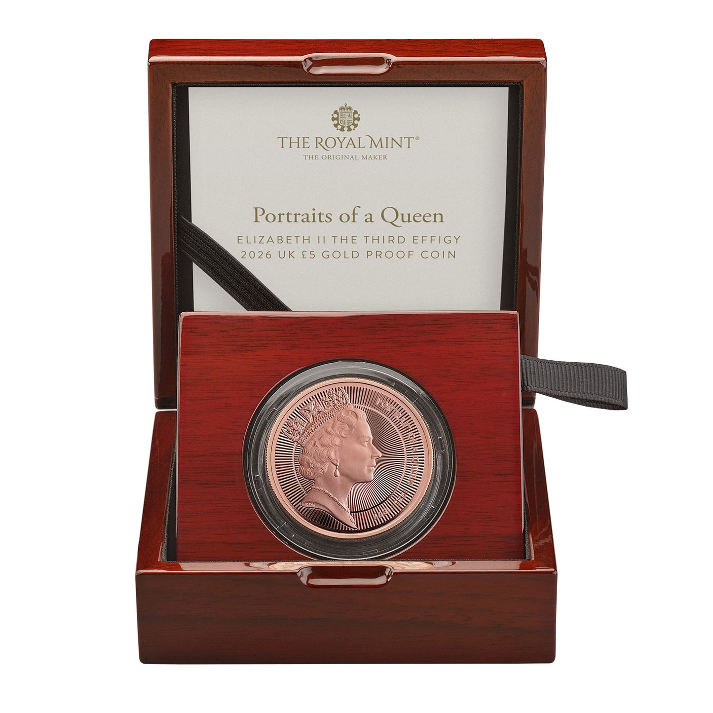Portraits of a Queen - Elizabeth II The Third Effigy 2026 UK £5 Gold Proof Coin