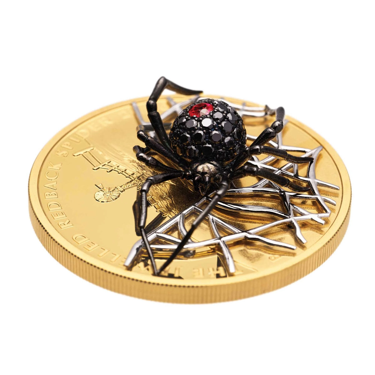 The Jewelled Redback Spider 2026 2oz Gold Proof Coin