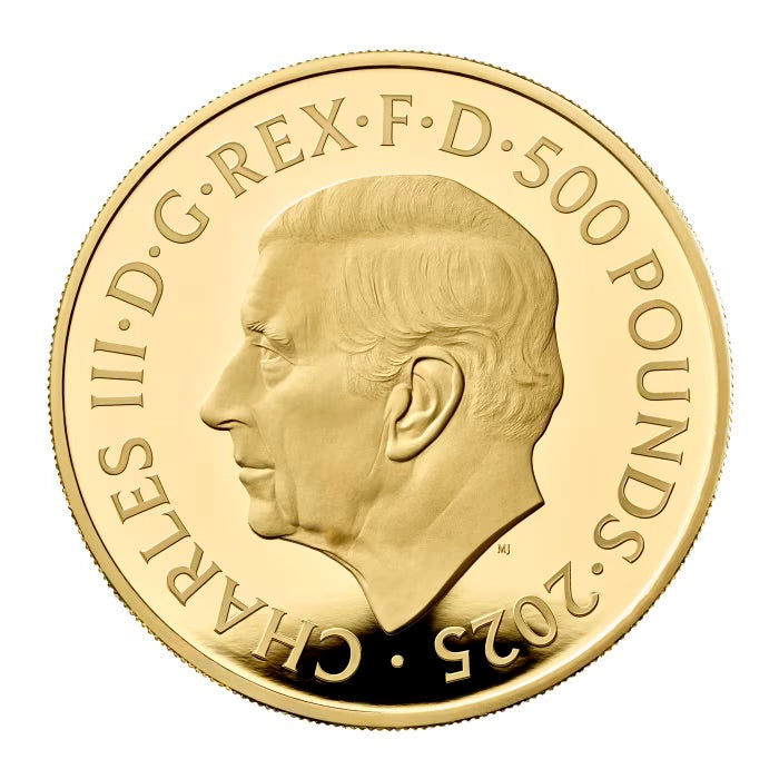 2025 5oz Great Britain The Great Engravers Series The Waterloo Medal – Victory .9999 Gold Proof Coin