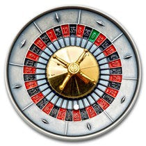 2023 Niue 3 oz Silver Roulette (with Box & COA)