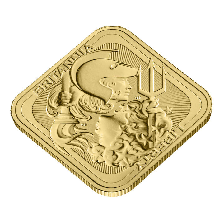 Britannia and Liberty 1oz Gold Bullion Bar
999.9 Fine Gold | Limited to 5,000 bars worldwide