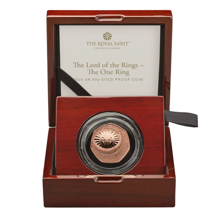 Lord of the Rings – The One Ring UK 2026 50p Gold Proof Coin