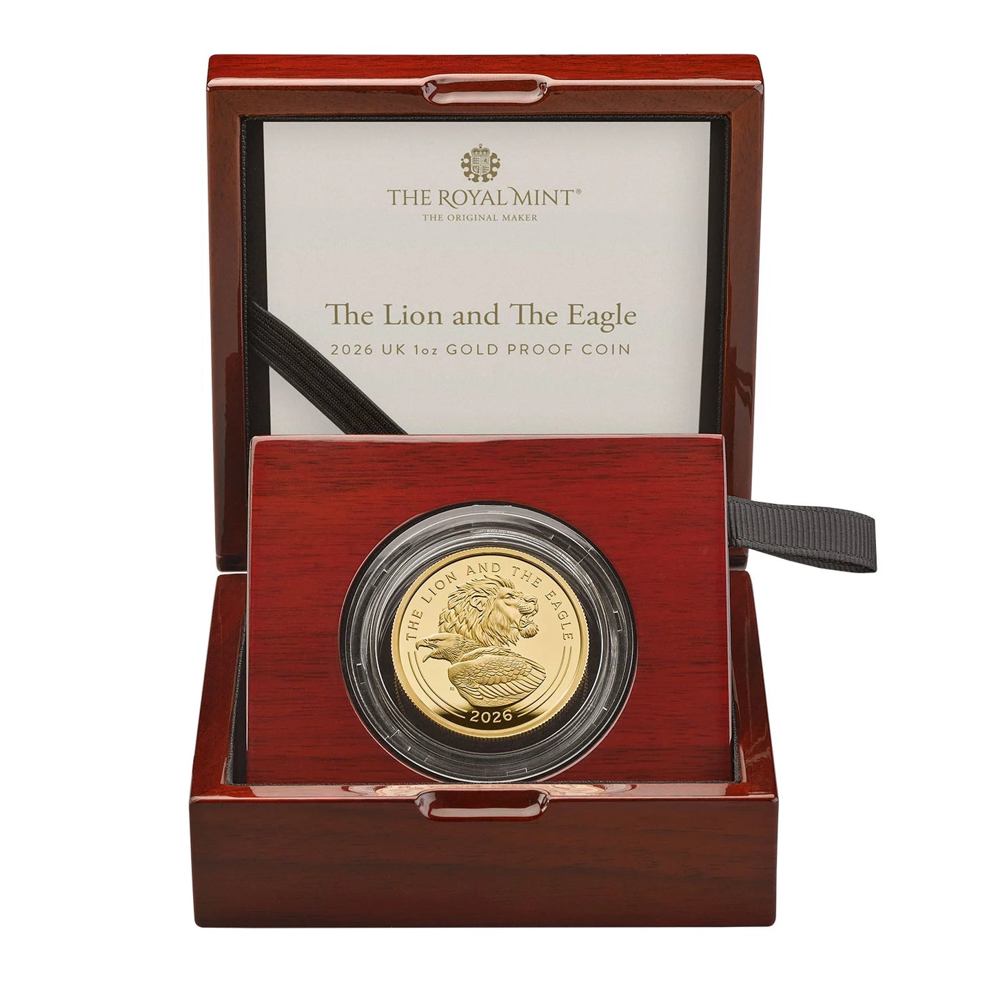 The Lion and The Eagle 2026 UK 1oz Gold Proof Coin
Limited Edition 200