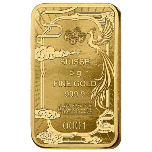 Pamp Gold Bar: Good Luck Phoenix
5g Gold 2026