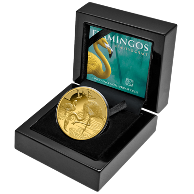 1 oz Gold Coin - Flamingo - 2025