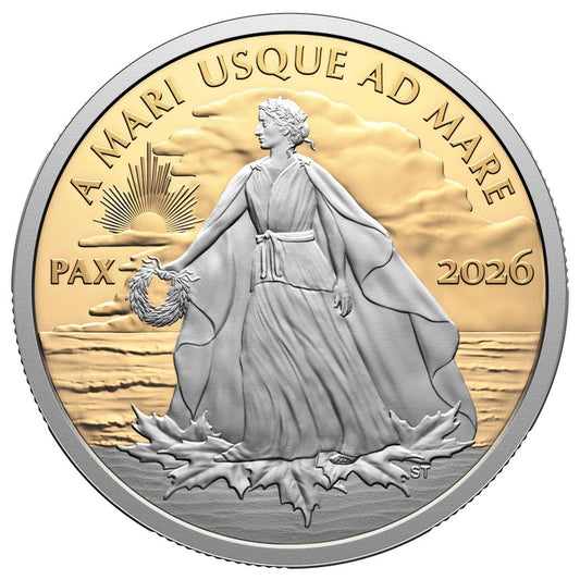 Canada: Peace Dollar
1 oz Gold 2026 Platinum Proof