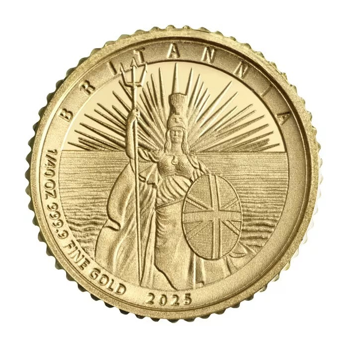 2025 Great Britain Britannia .9999 Gold Proof 6 Coin Set ( 1/40, 1/20, 1/10, 1/4, 1/2, 1 oz)