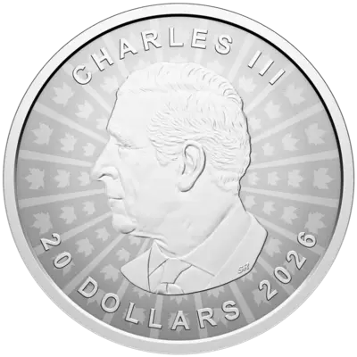 1 oz Silver Coin - Maple Leaf - Vivid Toning - Ultra High Relief - 2026