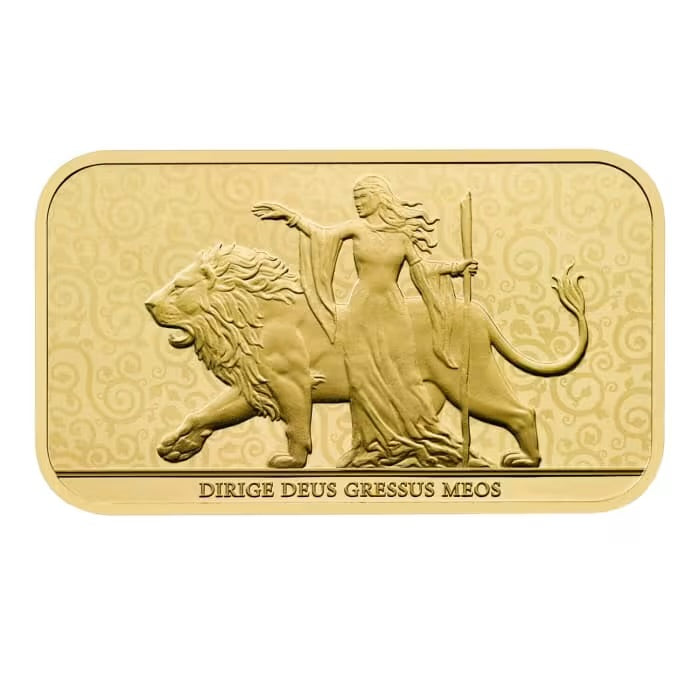 Una and the Lion 1oz Gold Minted Bar