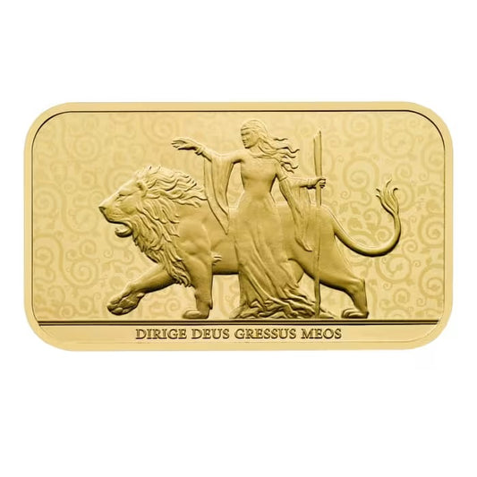 Una and the Lion 1oz Gold Minted Bar