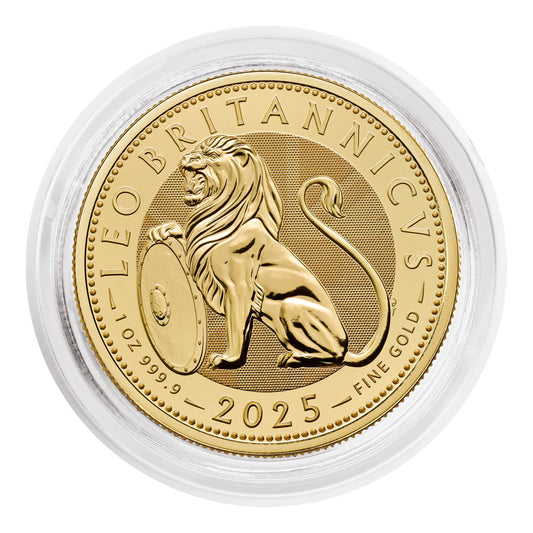 The British Lion 2025 1oz Gold Bullion Coin
Bullion | Limited to 5,000 coins worldwide