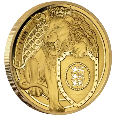 1 oz Gold Coin - Heraldic Beasts - Lion - 2025