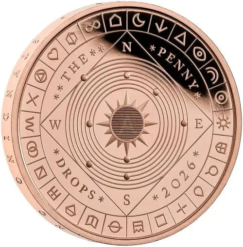 2026 'The Penny Drops' Great British Treasure Hunt £5 Gold Proof Coin