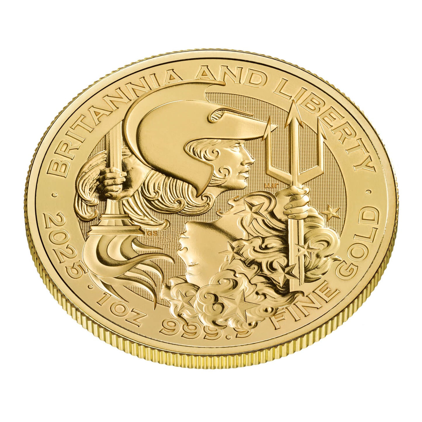 Britannia and Liberty 2025 1oz Gold Bullion Coin
