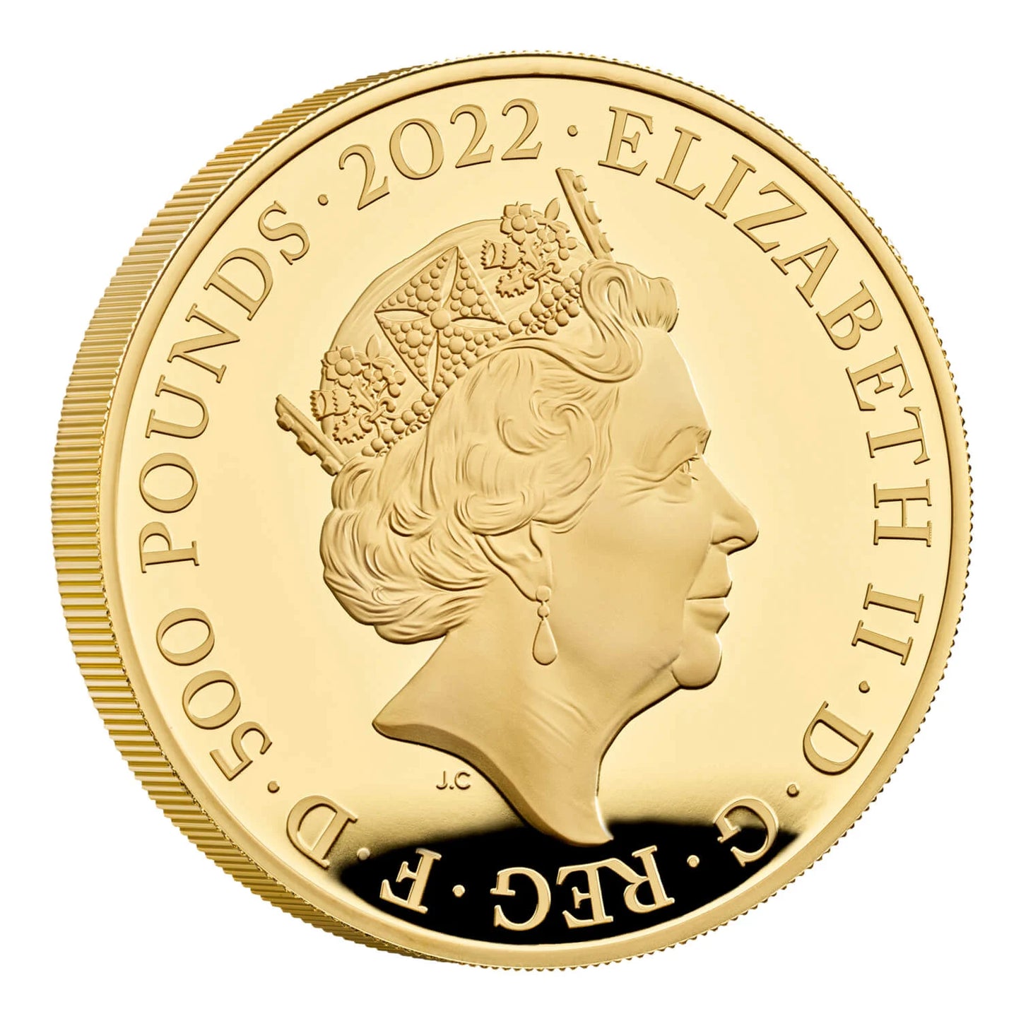 The Royal Tudor Beasts The Lion of England 2022 UK 5oz Gold Proof Coin
Limited Edition 70