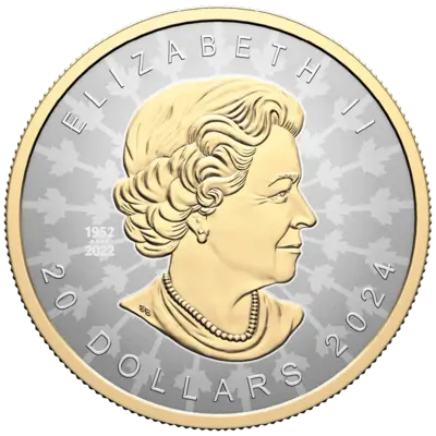 1 oz Silver Coin - Maple Leaf - Super Incuse - 2024
