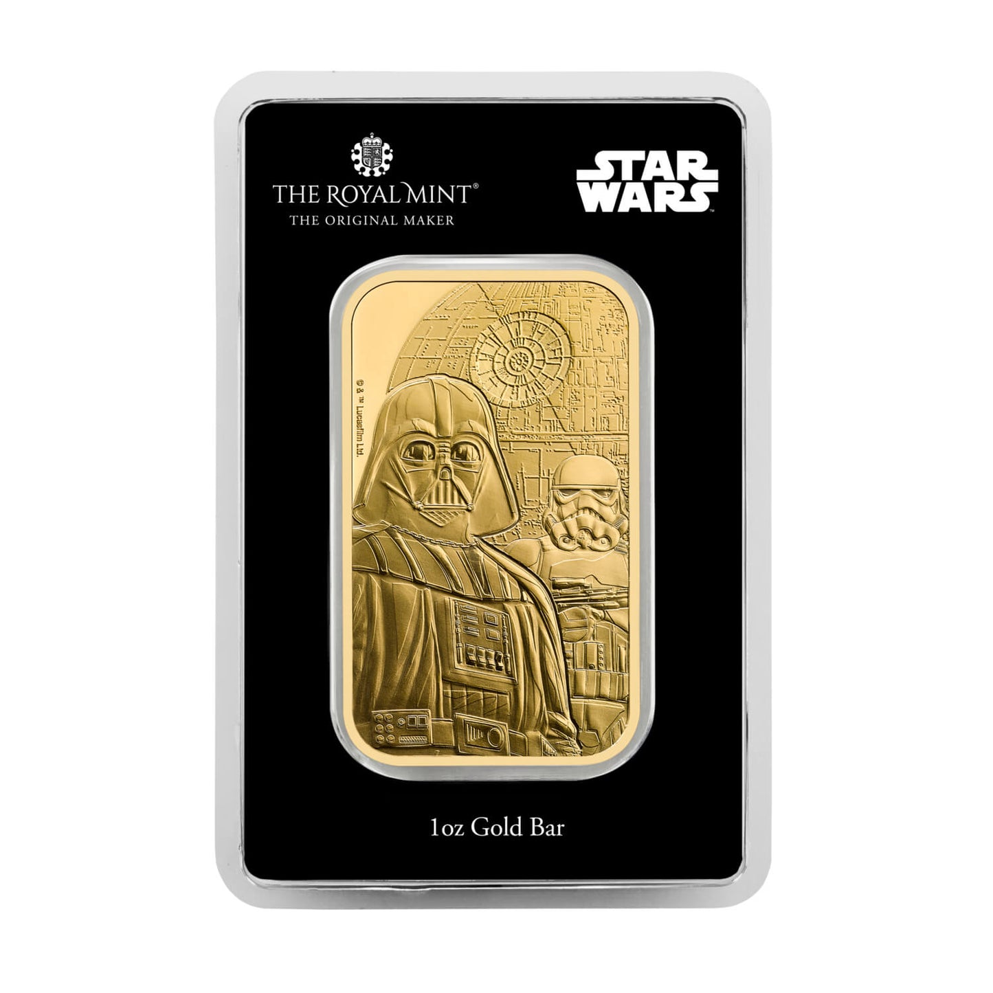Star Wars™ Dark Side 1oz Gold Minted Bullion Bar
Bullion | Limited to 5,000 bars worldwide