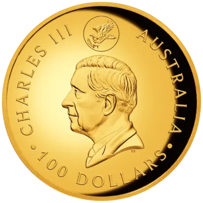 1 oz Gold Coin - Wedge-Tailed Eagle - High Relief - 2024