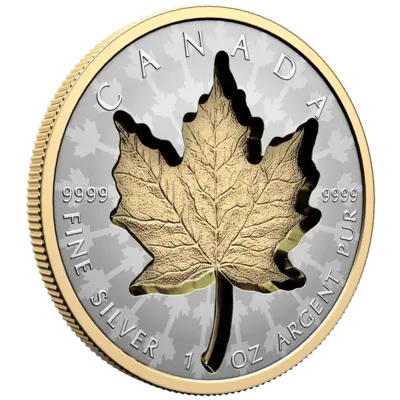 1 oz Silver Coin - Maple Leaf - Super Incuse - 2024