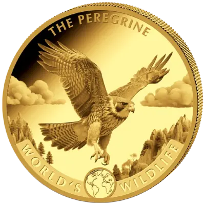 1 oz Gold Coin - World´s Wildlife - Peregrine Falcon - 2024
