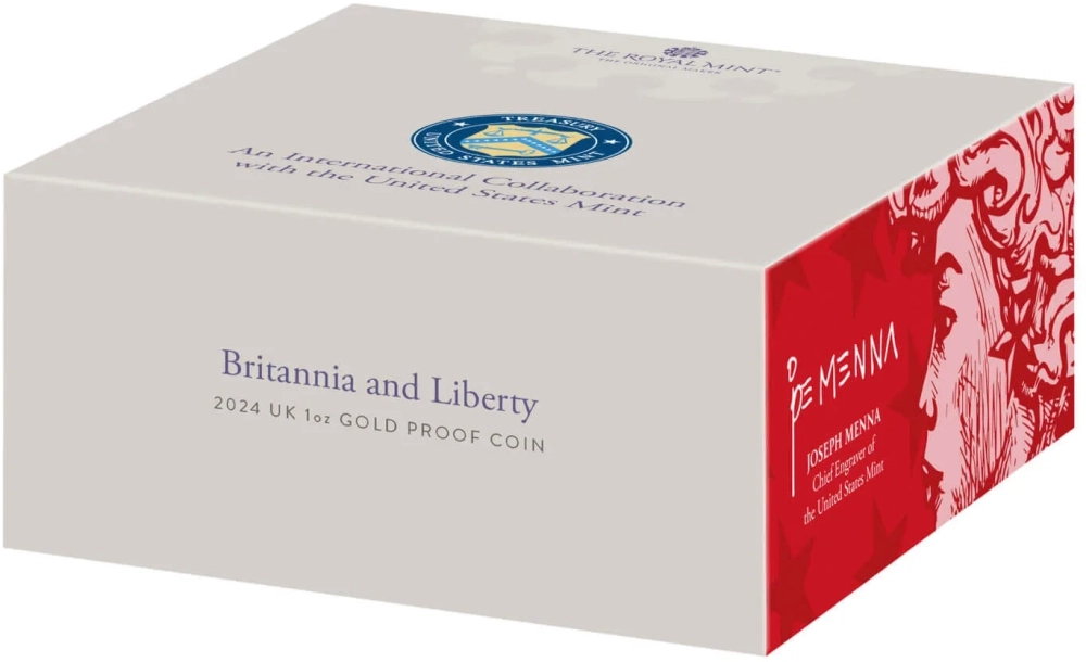 100 £ BRITANNIA AND LIBERTY 2024, PROOF