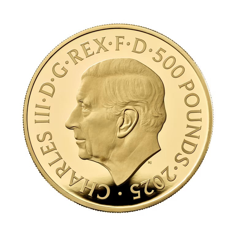 2025 5oz Great Britain The Figureheads of the Revolution - The Two Georges .9999 Gold Proof Coin