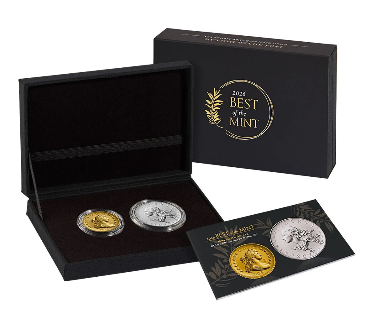 Best of the Mint 1804 Silver Dollar Gold Coin and Silver Medal Set
SEMIQUINCENTENNIAL COINS AND MEDALS