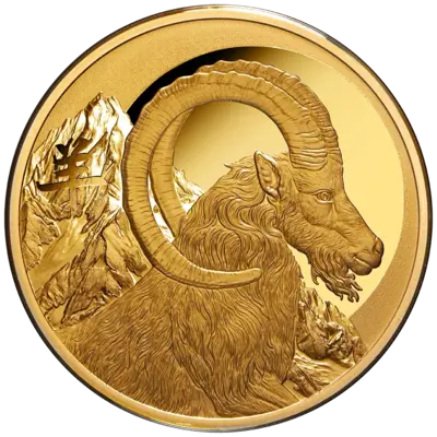 1 oz Gold Coin - Lunar - Year of the Goat - 2027